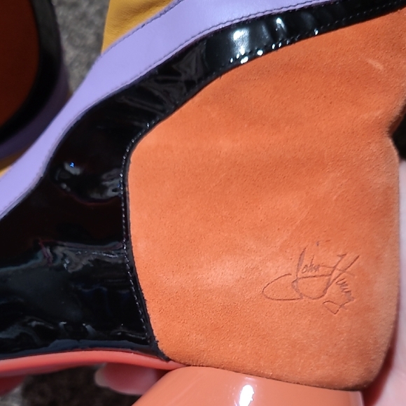 John Fluevog Colorful Women's Boots - Picture 9 of 10